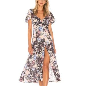 Auguste - Dahlia Frill Sleeve Day dress